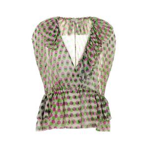 Dries Van Noten Women Printed Crepe Cally Top